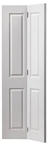Internal Canterbury Primed Woodgrain White Bi-Fold Door