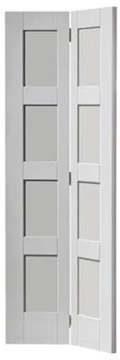 Internal Montserrat Primed Smooth White Bi-Fold Door