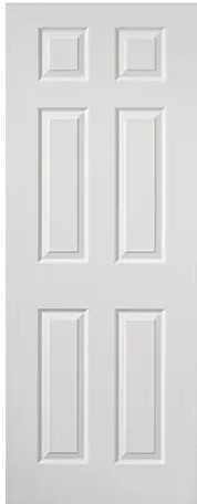 Internal White Colonist Woodgrain FD30 44mm Fire Door