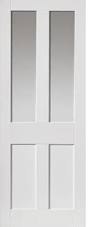 Internal Rushmore White Primed (CLEAR GLASS) DOOR