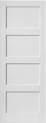 Internal Montserrat White Primed Door