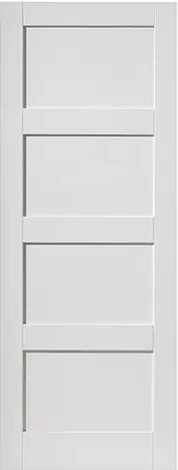 Internal Montserrat White Primed FD30 44mm Fire Door