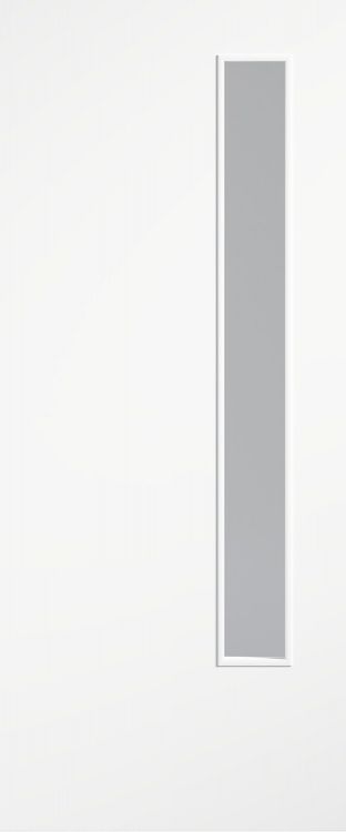 Flush White 20G Primed (CLEAR GLASS) FD30 44mm Fire Door
