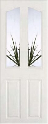 White Primed Provincial (CLEAR BEVELLED GLASS) - DFG