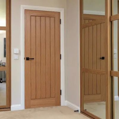 Internal Thames Oak Un-Finished FD30 44mm Fire Door - Image 2