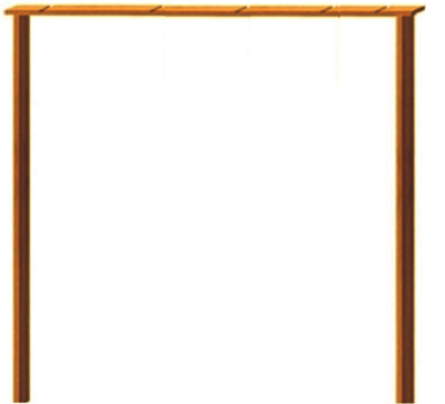 Internal Redwood Pairs Door Lining