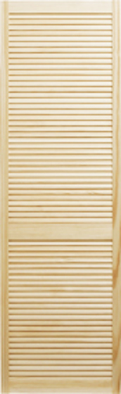 Wooden Open Louvre Doors