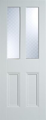 White Primed Malton (SCREENPRINT GLASS) Solid Core - LPD
