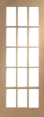 External Hemlock Pattern SA- Unglazed (No Glass) Unfinished Door