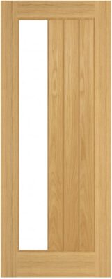 Internal Ely 1SL (CLEAR GLASS) Pre-Finished Door