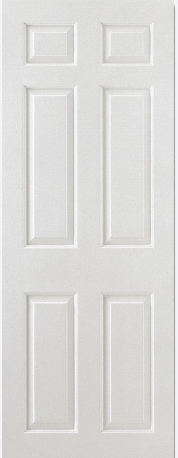 Internal White Primed 6 Panel FD60 54mm Smooth Fire Door
