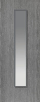 Internal Pintado Grey (CLEAR GLASS) Painted Door