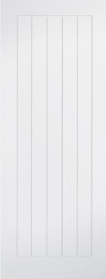White Primed Miami - Solid core - FD30 - LPD