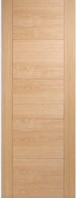 Internal Oak Trend Solid Channel Groove Pre-Finished Door