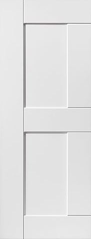 Internal White Primed Eccentro Smooth Finish Solid Core Door