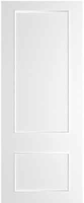 Internal White Primed Solid Core Sandringham Door