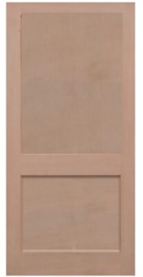 External Hemlock Un-Finished Flat Ply Panelled 2XG 2P Door