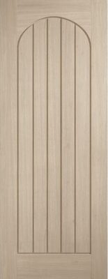 Internal Blonde Oak Arched Square Mexicano Pre-Finished Solid Core Door