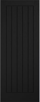 Internal Black Oak Mexicano Pre-Finished Solid Core FD30 Fire Door