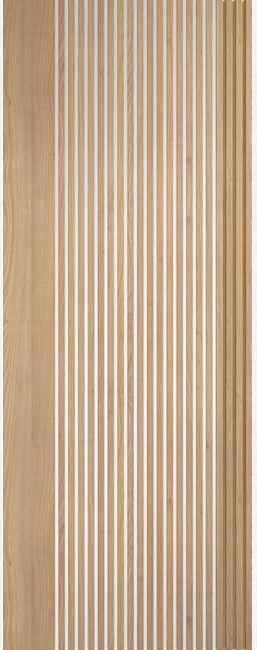 Internal Melbourne Oak (CLEAR GLASS) Pre-Finished Door