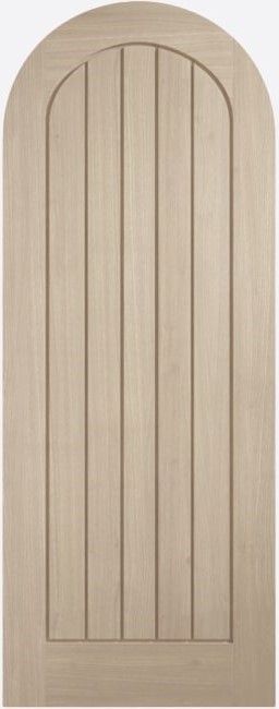 Internal Blonde Oak Arched Mexicano Pre-Finished Solid Core Door