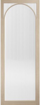 Internal Blonde Oak Pre-Finished Melrose (REEDED GLASS) Door