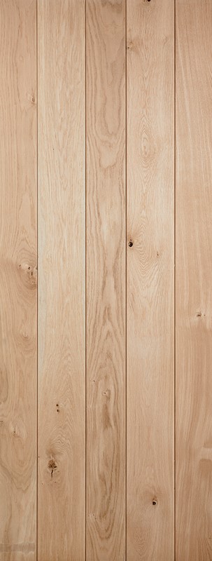 Oak Ledged Un-Finished Door - LPD