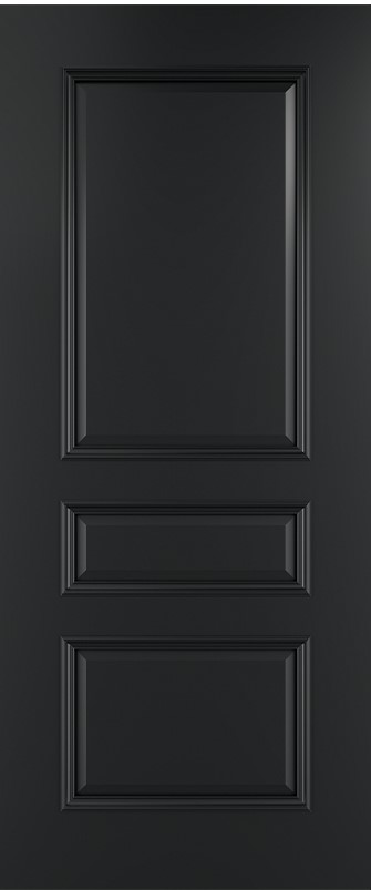 Internal Black Pre-Finished Windsor Door FD30 44mm Fire Door