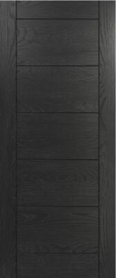 Internal Brushed Black Pre-Finished Solid Core Seville Internal Door