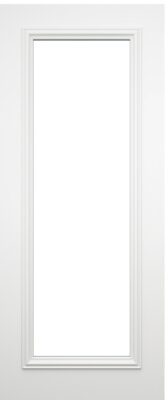 Internal White Primed Solid Core Blenheim (CLEAR GLASS BEVELLED GLASS) Door