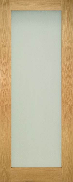 Internal Oak Walden (OBSCURE GLASS) Un-Finished Internal Door