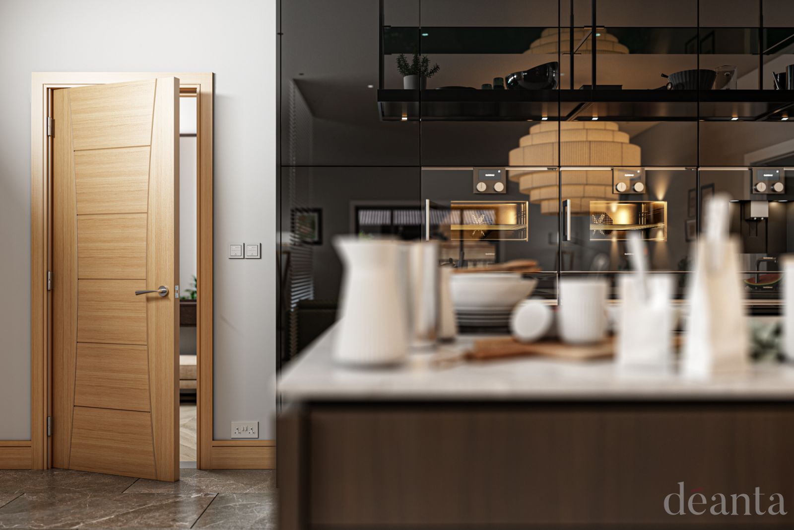 Internal Oak Pamplona Pre-Finished Door - Image 2
