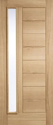 External Oak Goodwood (OBSCURE GLASS) Un-Finished Door