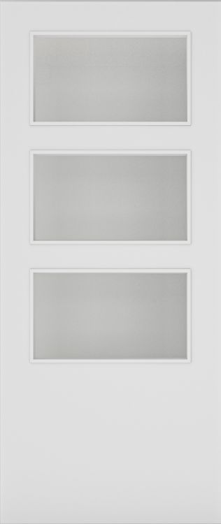 Internal Flush White Primed Glazed 03 FD30 44mm Fire Door