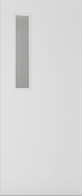 Internal Flush White Primed Glazed 08 FD30 44mm Fire Door