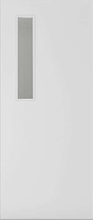 Internal Flush White Primed Glazed 08 FD30 44mm Fire Door