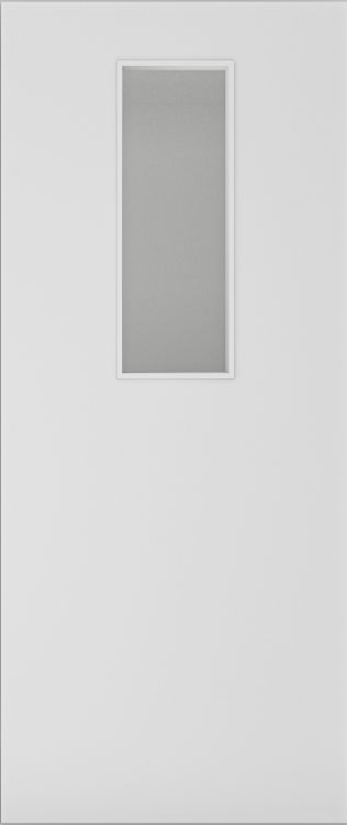 Internal Flush White Primed Glazed 14 FD30 44mm Fire Door