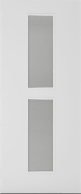 Internal Flush White Primed Glazed 12 FD30 44mm Fire Door