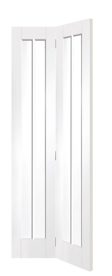 Internal White Primed Worcester Bi-fold (CLEAR GLASS) - XL