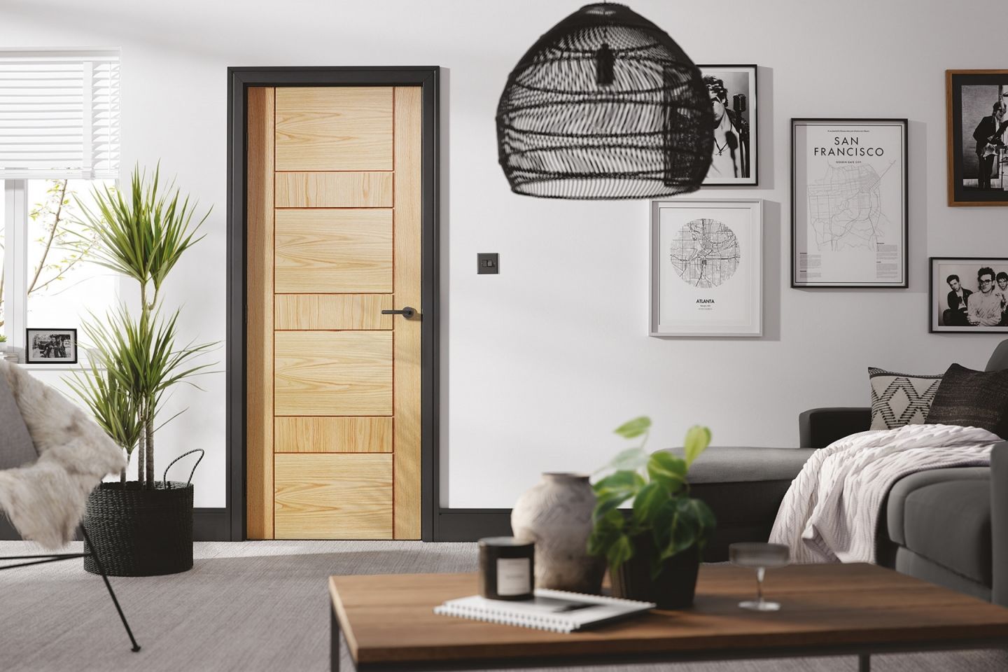 Oak Edmonton - FD30 - Solid Core - Pre Finished - LPD - Image 2