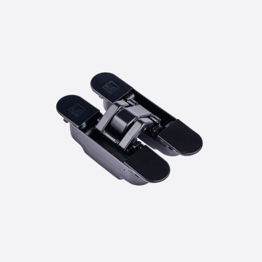 Eclipse Matt Black Concealed Hinge - Pack of 2