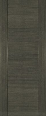 Dark Grey Ash Veneer Montreal FD30 44mm Pre-Finished Fire Door