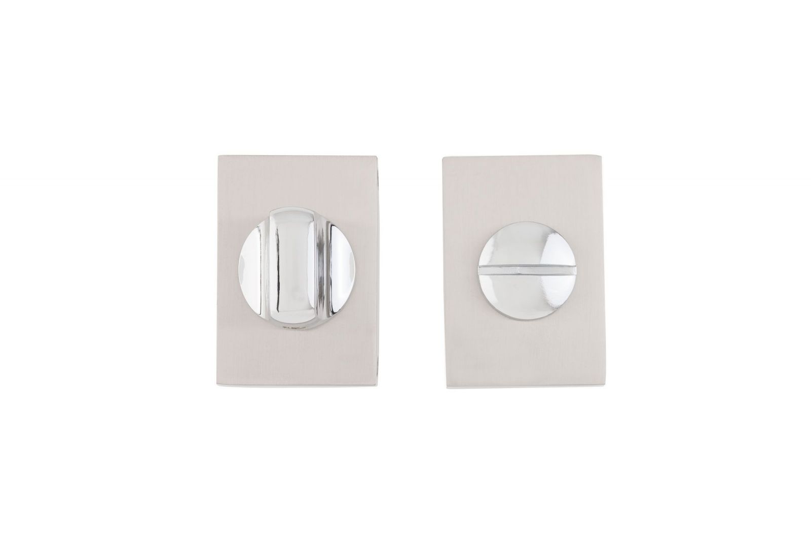 Satin Nickel/Polished Chrome Thumbturn
