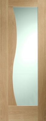 Oak Emilia with Clear Glass - Unfinished - XL