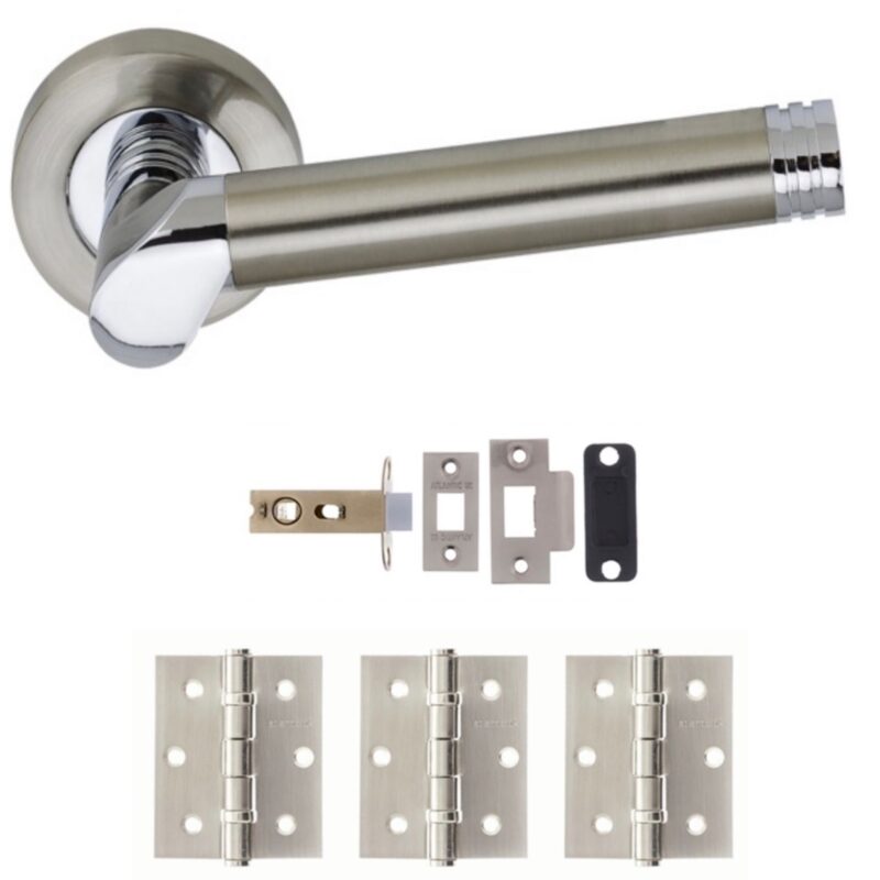 Internal Handle Pack Satin Nickel/Polished Chrome