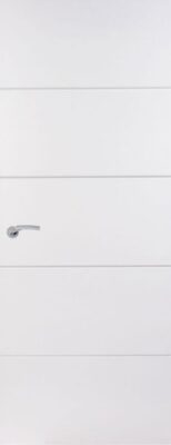 Internal White Premium Moulded Horizontal 4 Line FD30 44mm Smooth Door