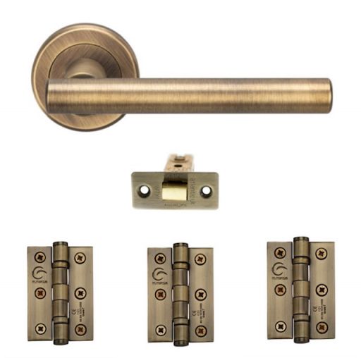 Internal Handle Pack Antique Brass