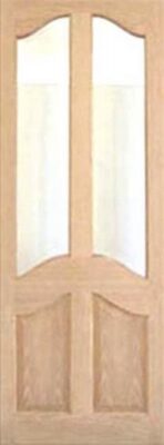 Oak Europa with (CLEAR BEVELLED GLASS) - Unfinished -  DG