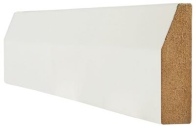 White Chamfered Architrave - Primed - LPD