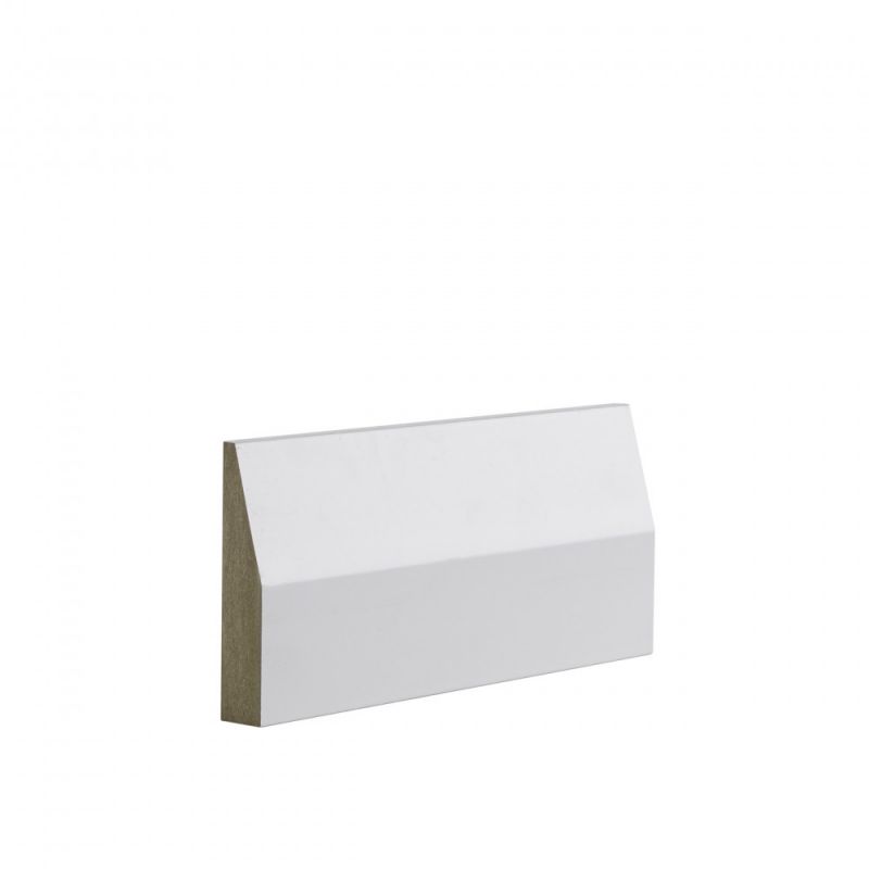 White Primed Half Splayed Architrave Set